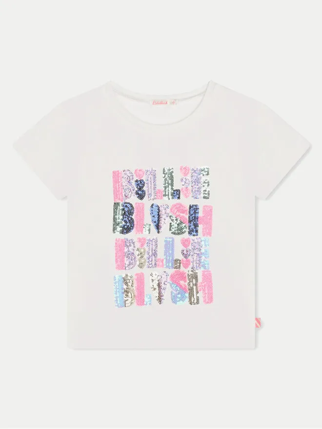 Billieblush T-Shirt · Εκρού
