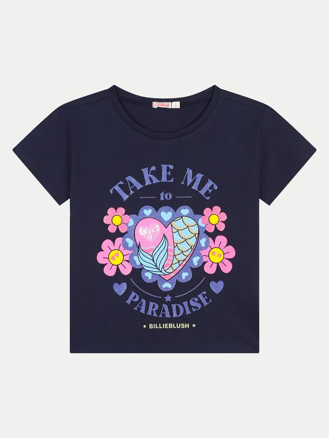 Billieblush T-Shirt · Σκούρο μπλε