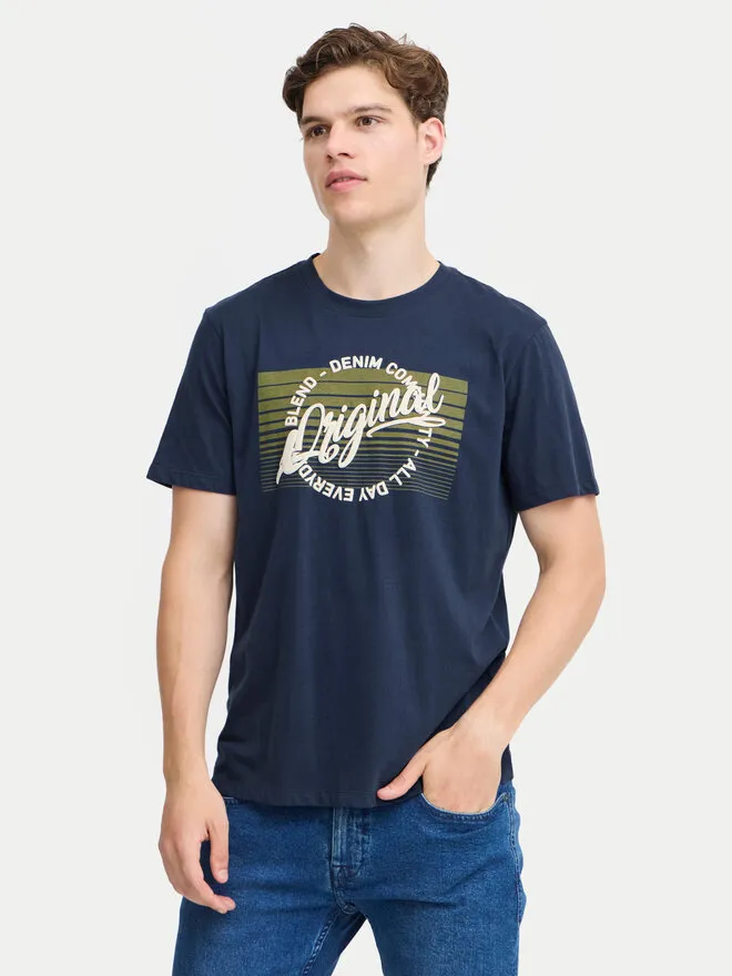 Blend T-Shirt · Σκούρο μπλε