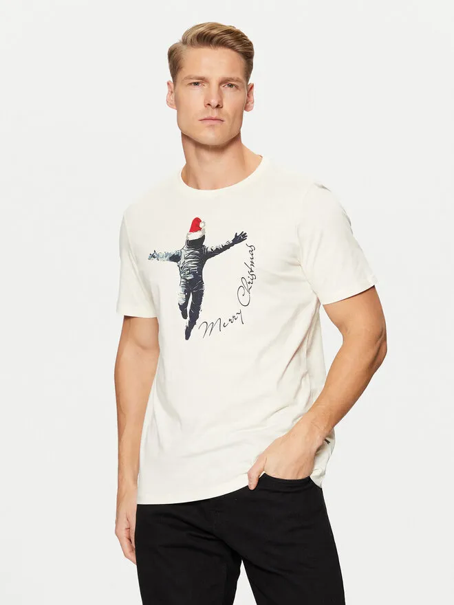 Blend T-Shirt · Εκρού