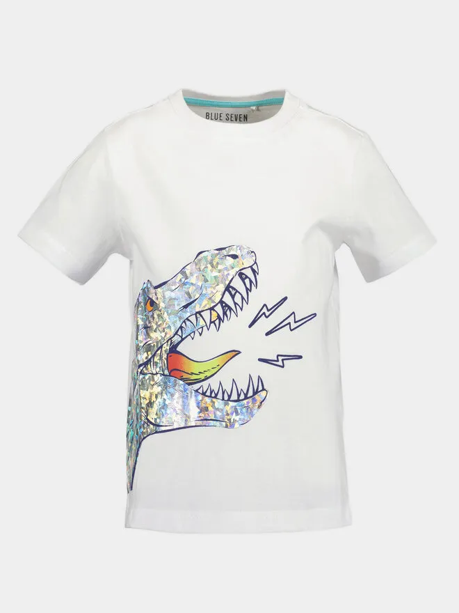 Blue Seven T-Shirt · Λευκό