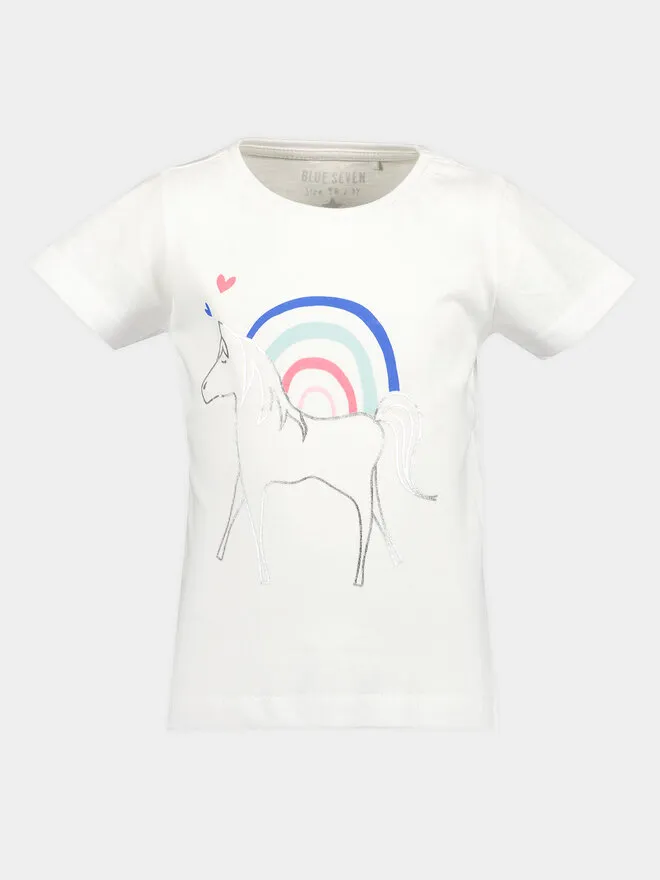 Blue Seven T-Shirt · Λευκό