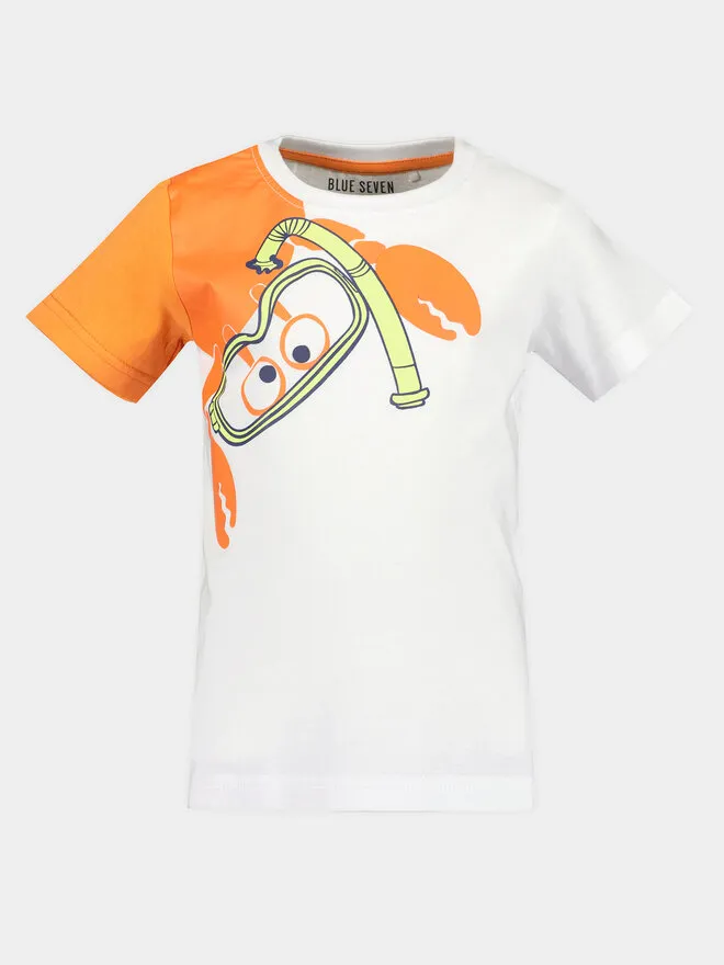 Blue Seven T-Shirt · Λευκό