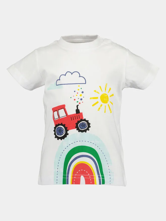 Blue Seven T-Shirt · Λευκό