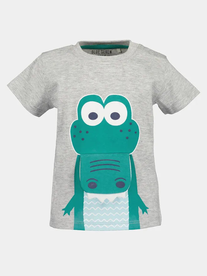 Blue Seven T-Shirt · Γκρι