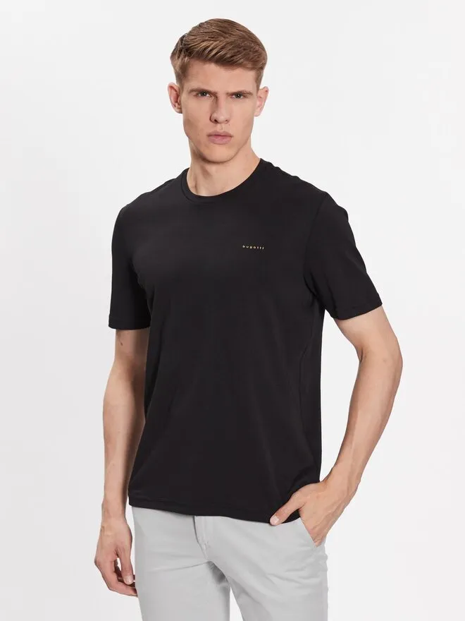 Bugatti T-Shirt · Μαύρο