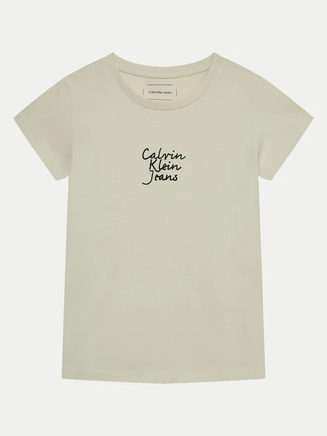 Calvin Klein Jeans T-Shirt · Εκρού