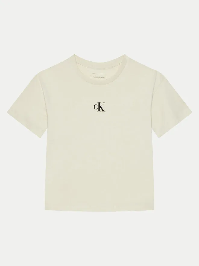 Calvin Klein Jeans T-Shirt · Μπεζ
