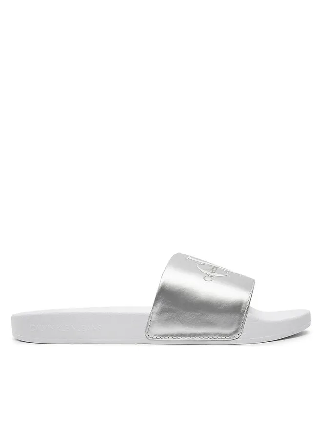 Calvin Klein Jeans Παντόφλες · Ασημί