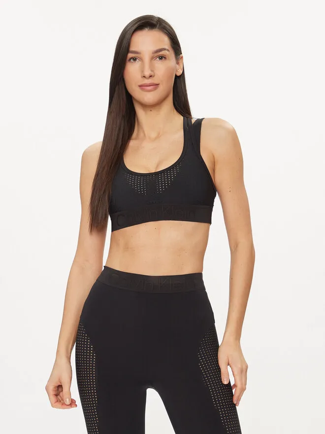 Calvin Klein Performance Αθλητικό σουτιέν · Μαύρο