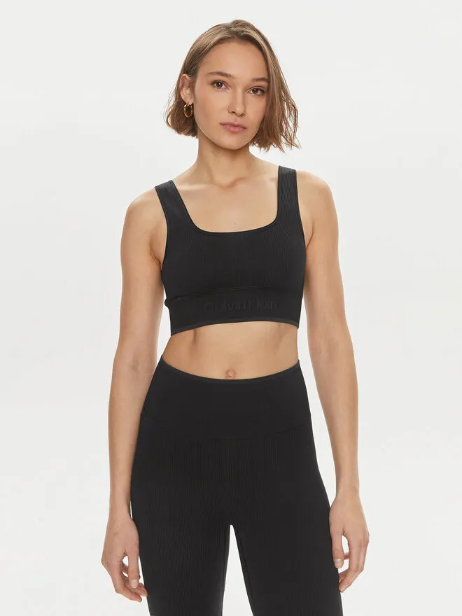 Calvin Klein Performance Αθλητικό σουτιέν · Μαύρο