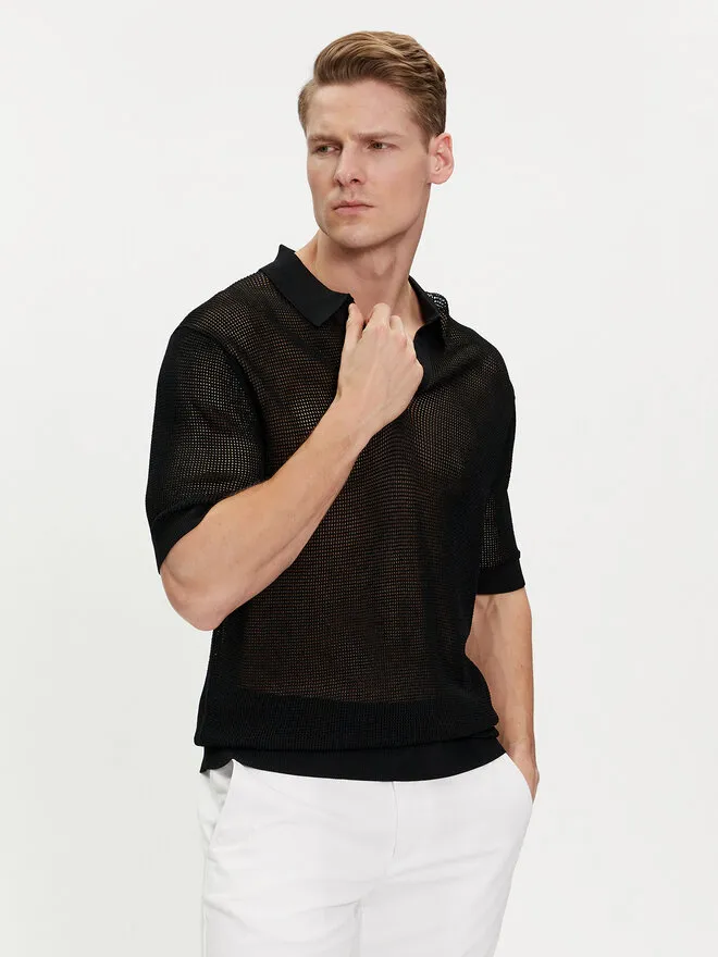 Calvin Klein Swimwear Polo · Μαύρο