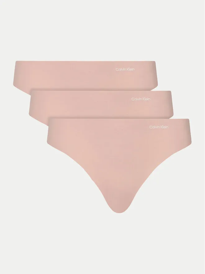 Calvin Klein Underwear Σετ 3 τεμάχια στρίνγκ · Ροζ