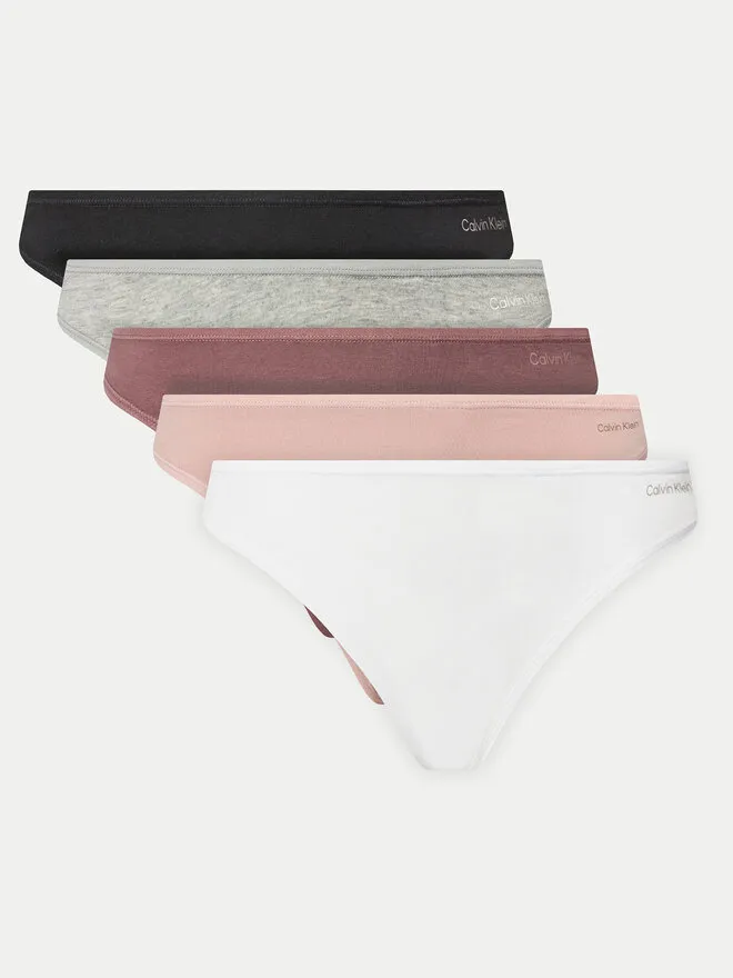 Calvin Klein Underwear Σετ 5 ζευγάρια στρινγκ · Έγχρωμο