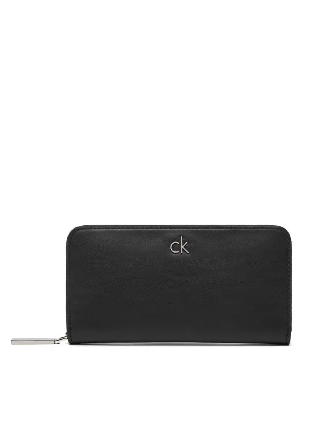 Calvin Klein Μεγάλο Πορτοφόλι Γυναικείο · Μαύρο