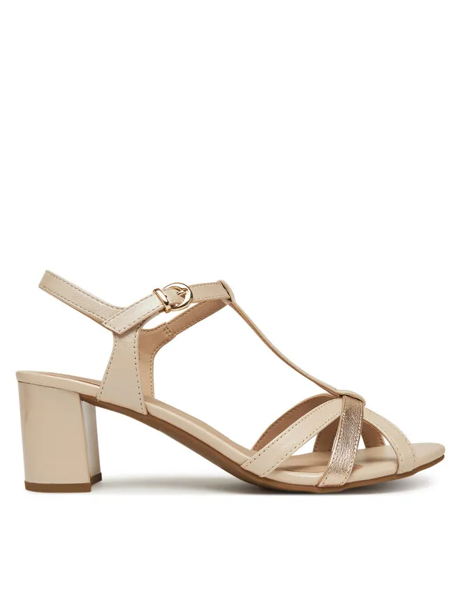 Σανδάλια · Μπεζ · 6 cm