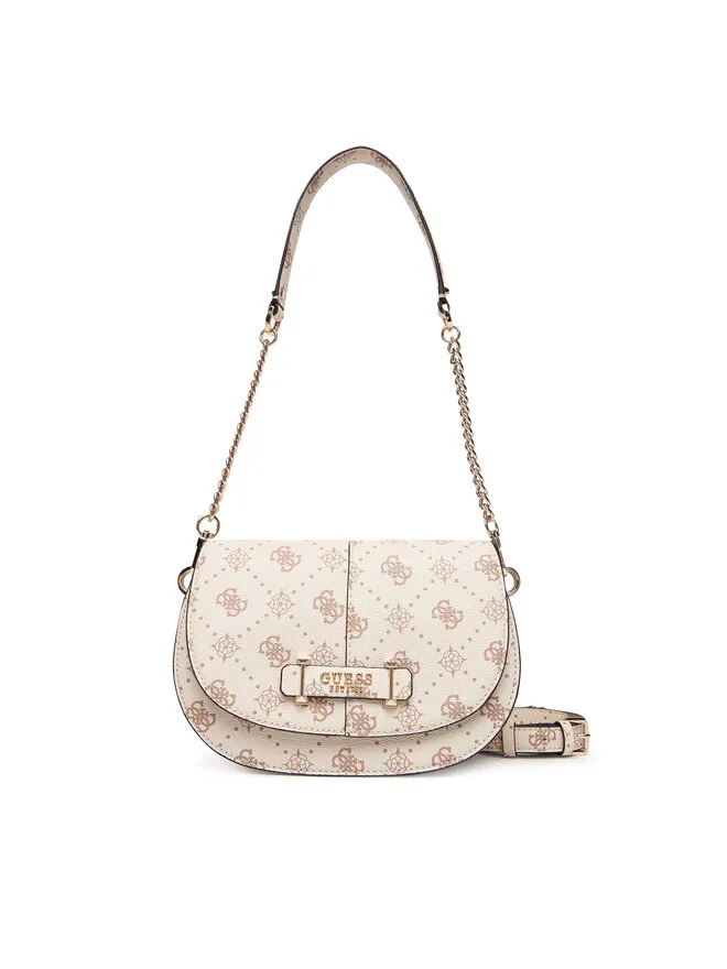 Τσάντα Carrie Logo HWGP98 98200 Εκρού