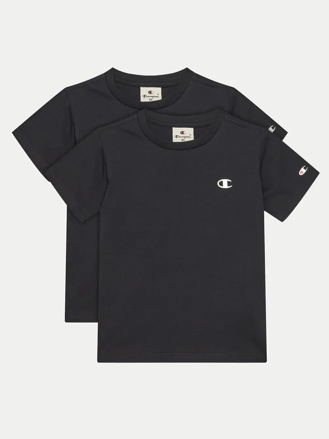 Champion Σετ 2 T-Shirts · Μαύρο