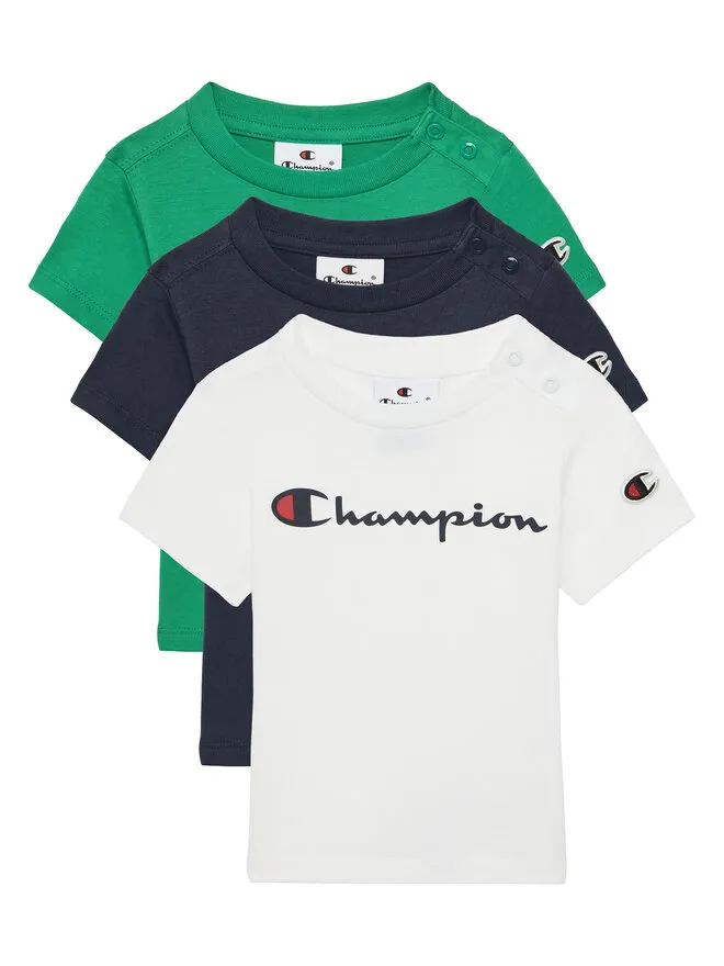 Champion Σετ 3 T-Shirts · Έγχρωμο