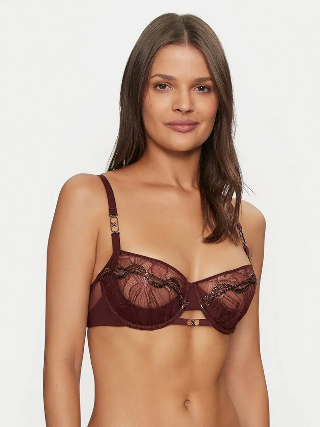 Chantelle X Σουτιέν Balconette · Μπορντό