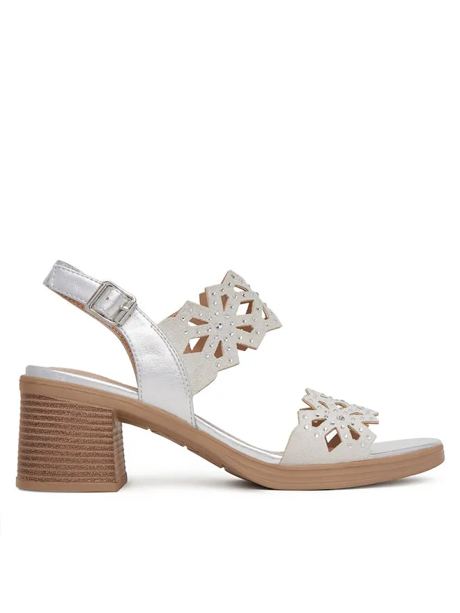 Clara Barson Σανδάλια · Ασημί · 6 cm