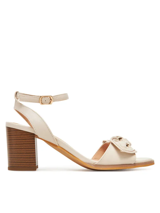 Clara Barson Σανδάλια · Εκρού · 7 cm