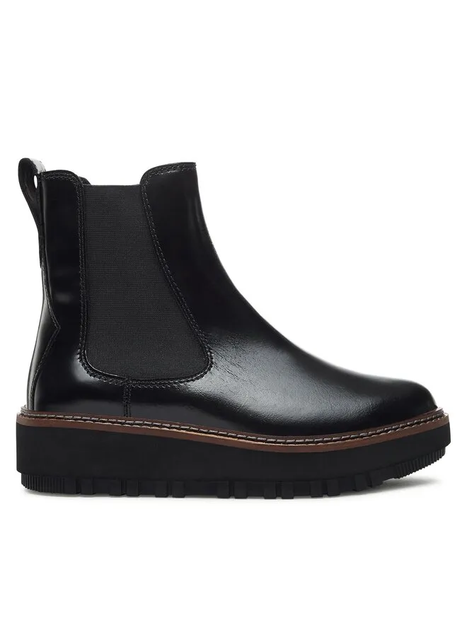 Clarks Μποτάκια με λάστιχο · Μαύρο