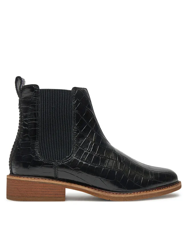 Clarks Μποτάκια με λάστιχο · Μαύρο