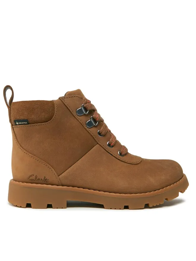 Clarks Μποτίνια · Καφέ