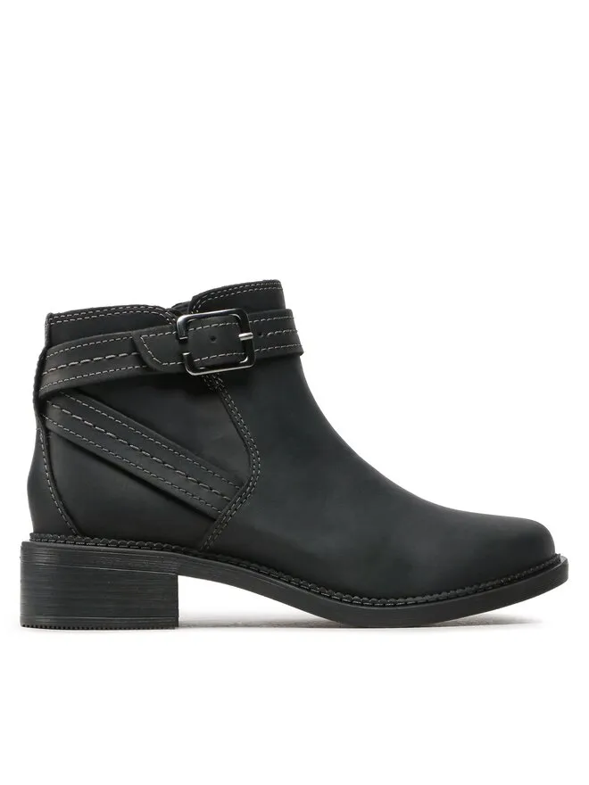 Clarks Μποτάκια · Μαύρο