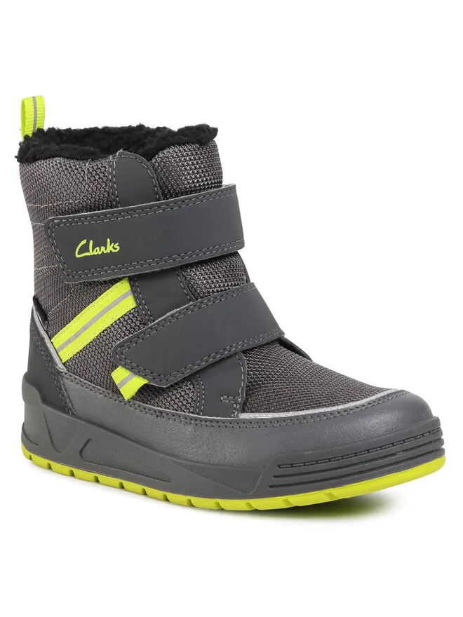 Clarks Μπότες Χιονιού · Γκρι