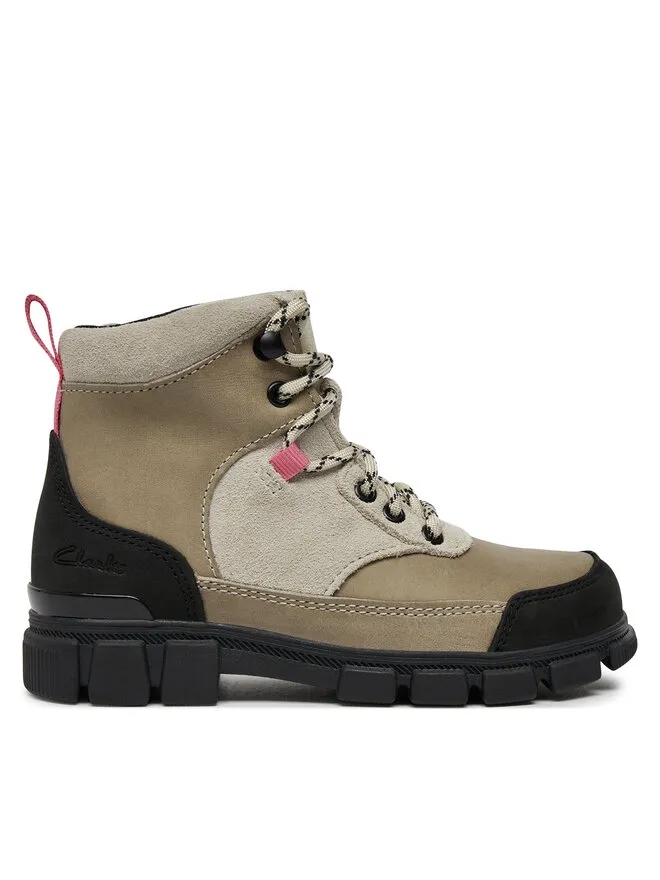 Clarks Μποτίνια · Μπεζ