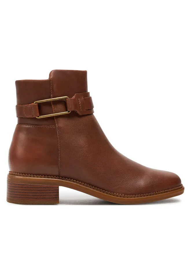 Clarks Μποτάκια · Καφέ