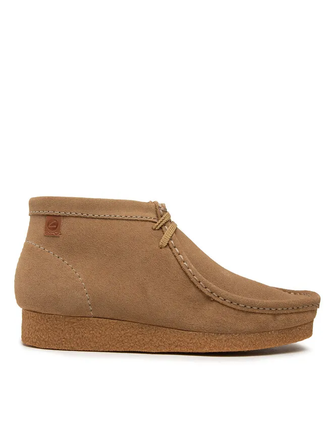 Clarks Μποτίνια · Μπεζ