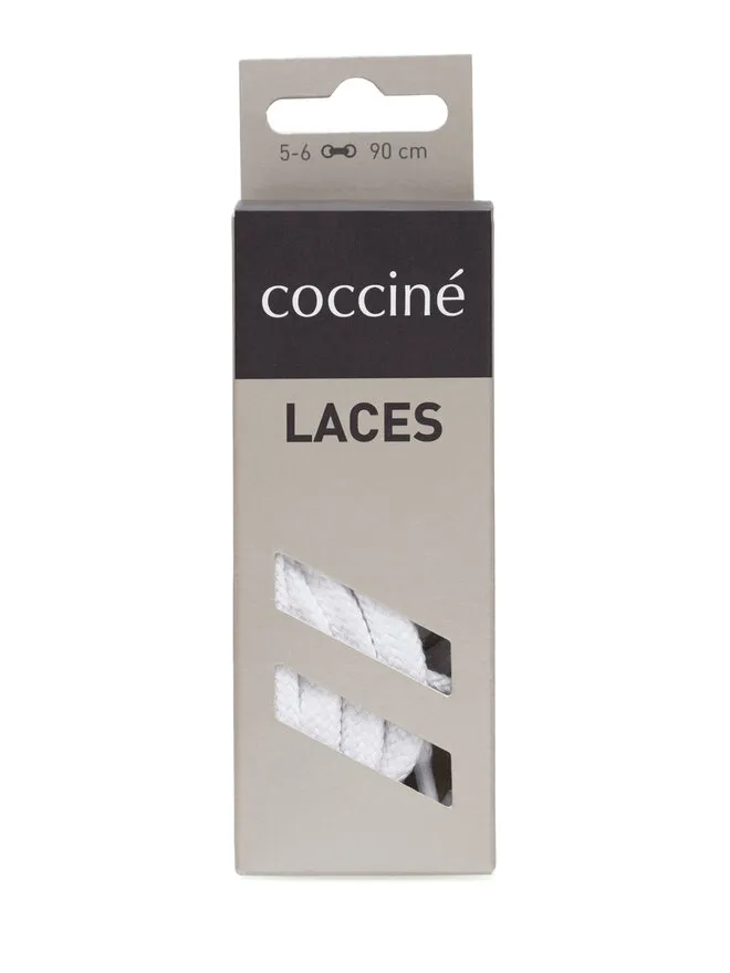 Coccine Κορδόνια παπουτσιών · Λευκό