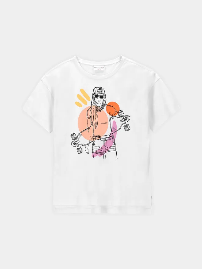 Coccodrillo T-Shirt · Λευκό