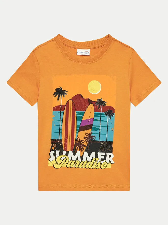 Coccodrillo T-Shirt · Καφέ