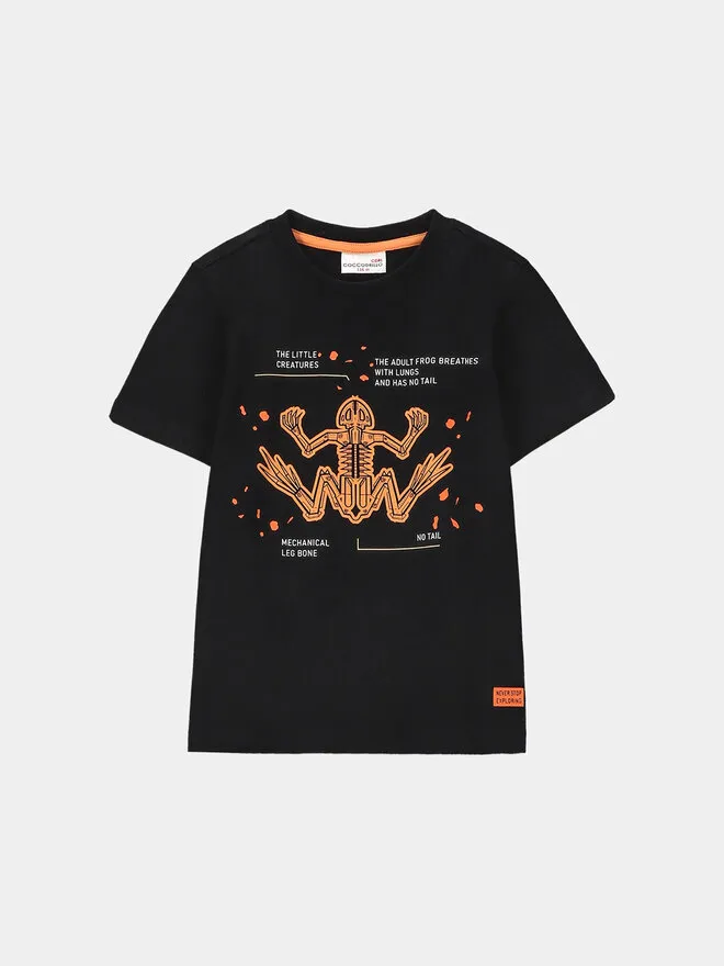 Coccodrillo T-Shirt · Μαύρο
