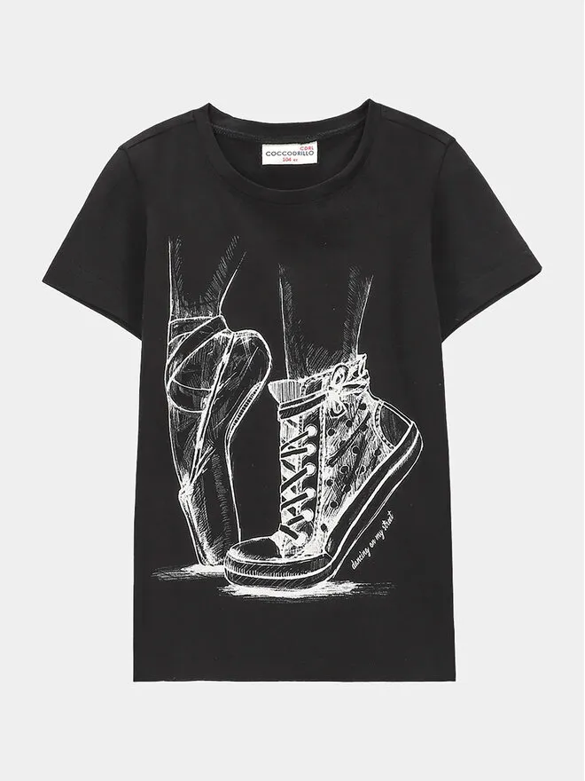 Coccodrillo T-Shirt · Μαύρο