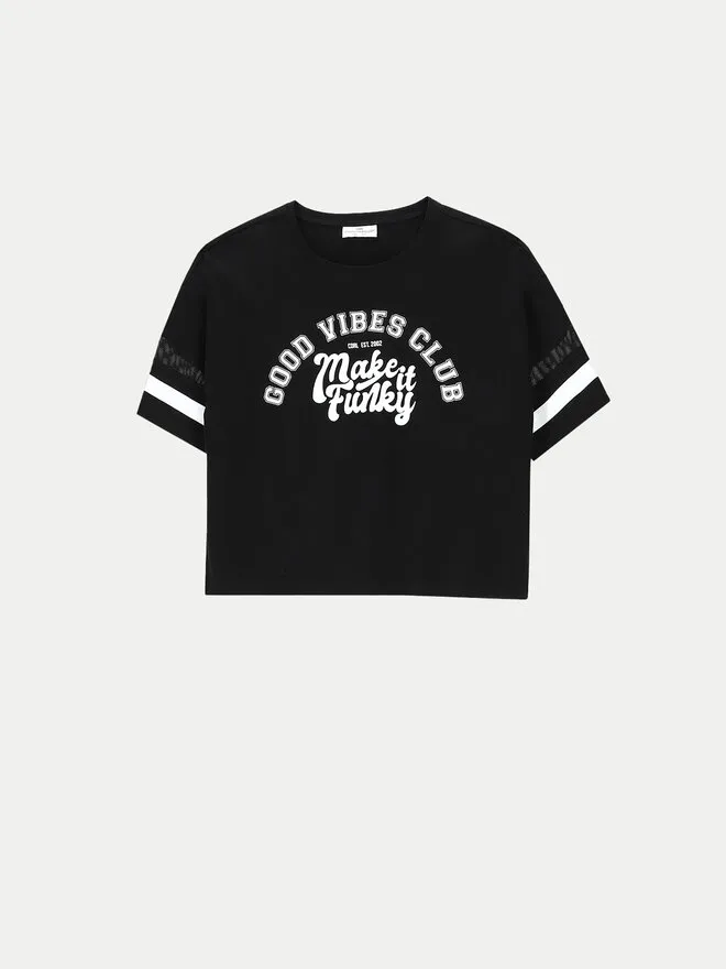 Coccodrillo T-Shirt · Μαύρο