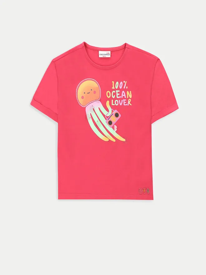 Coccodrillo T-Shirt · Ροζ