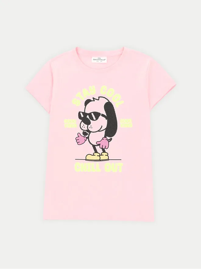 Coccodrillo T-Shirt · Ροζ