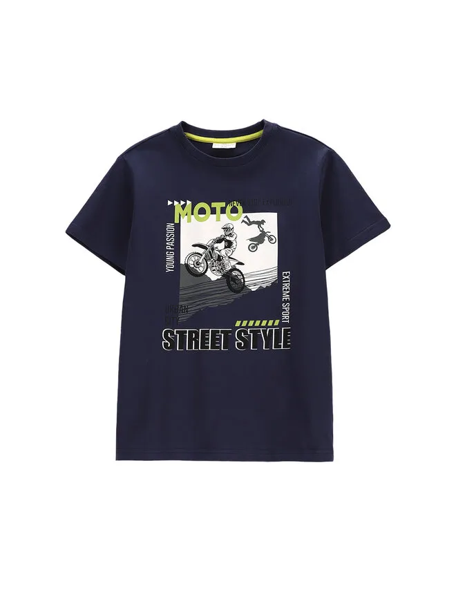 Coccodrillo T-Shirt · Σκούρο μπλε