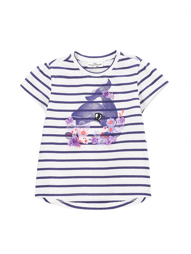 Coccodrillo T-Shirt · Μωβ