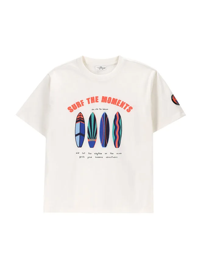 Coccodrillo T-Shirt · Εκρού