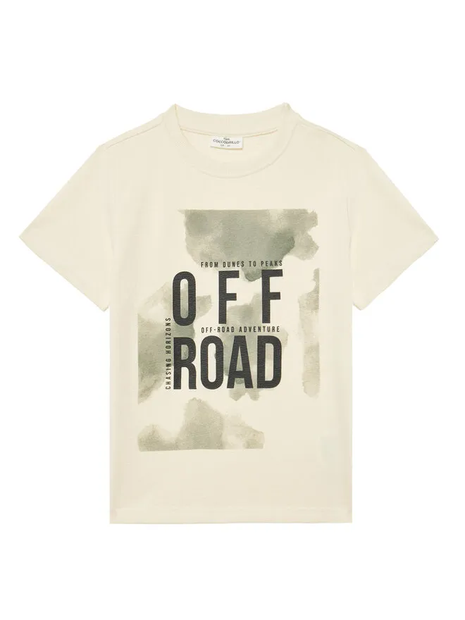 Coccodrillo T-Shirt · Μπεζ