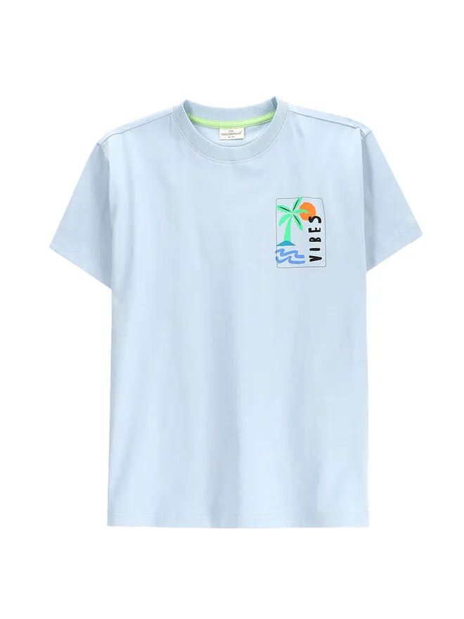 Coccodrillo T-Shirt · Γαλάζιο