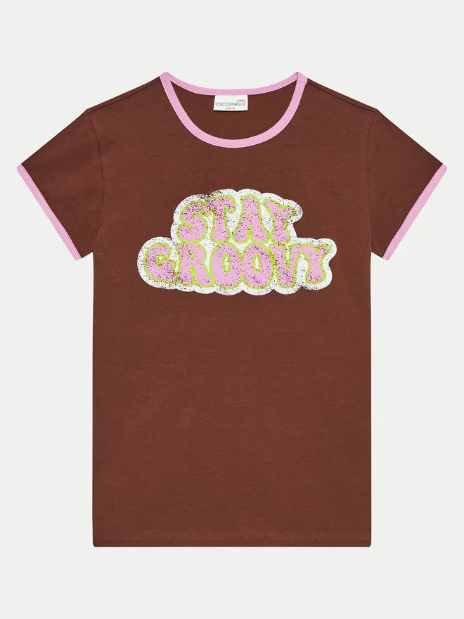 Coccodrillo T-Shirt · Καφέ