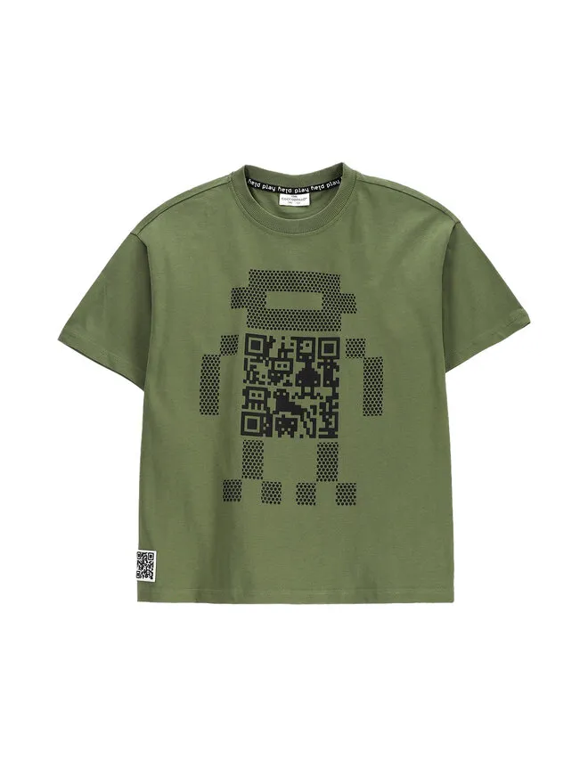 Coccodrillo T-Shirt · Χακί