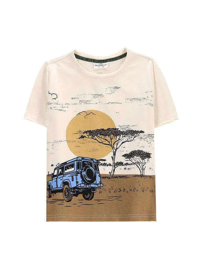 Coccodrillo T-Shirt · Μπεζ